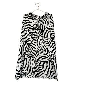 Dexire zebra soft maxi dress coverup size medium